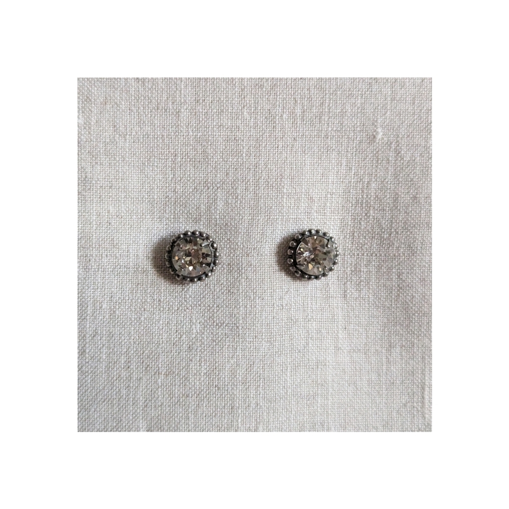Sorrelli Cushion-Cut Solitaire Stud Earrings